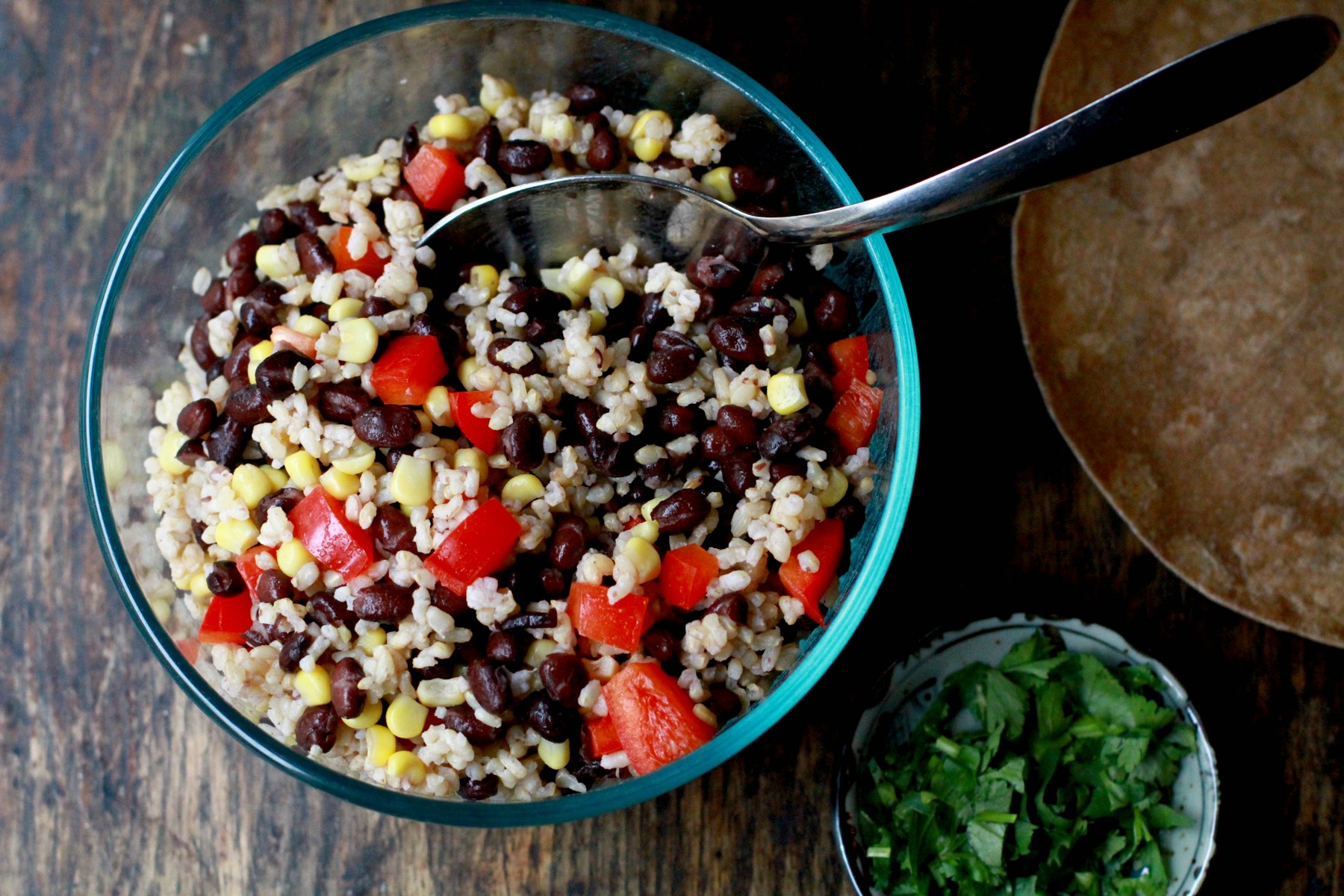 prep ahead burrito bowls