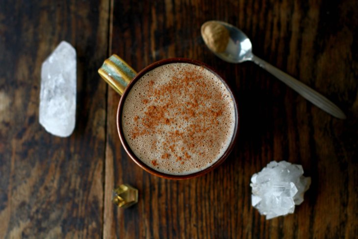 mushroom lattes and crystals