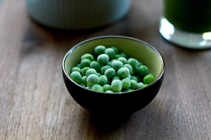 frozen peas