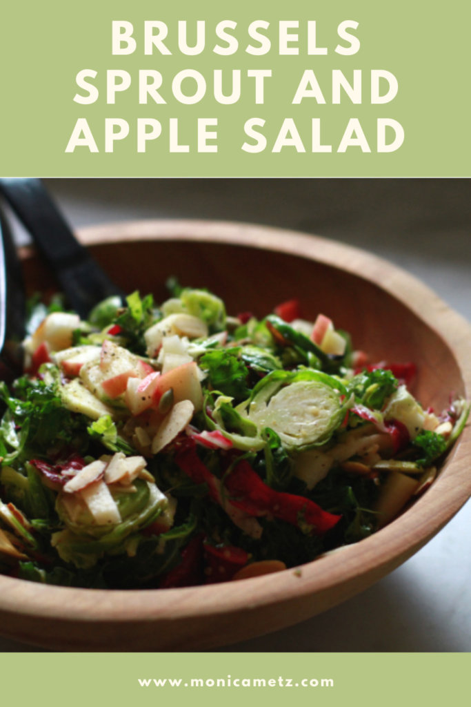 brussels sprout and apple salad pinterest